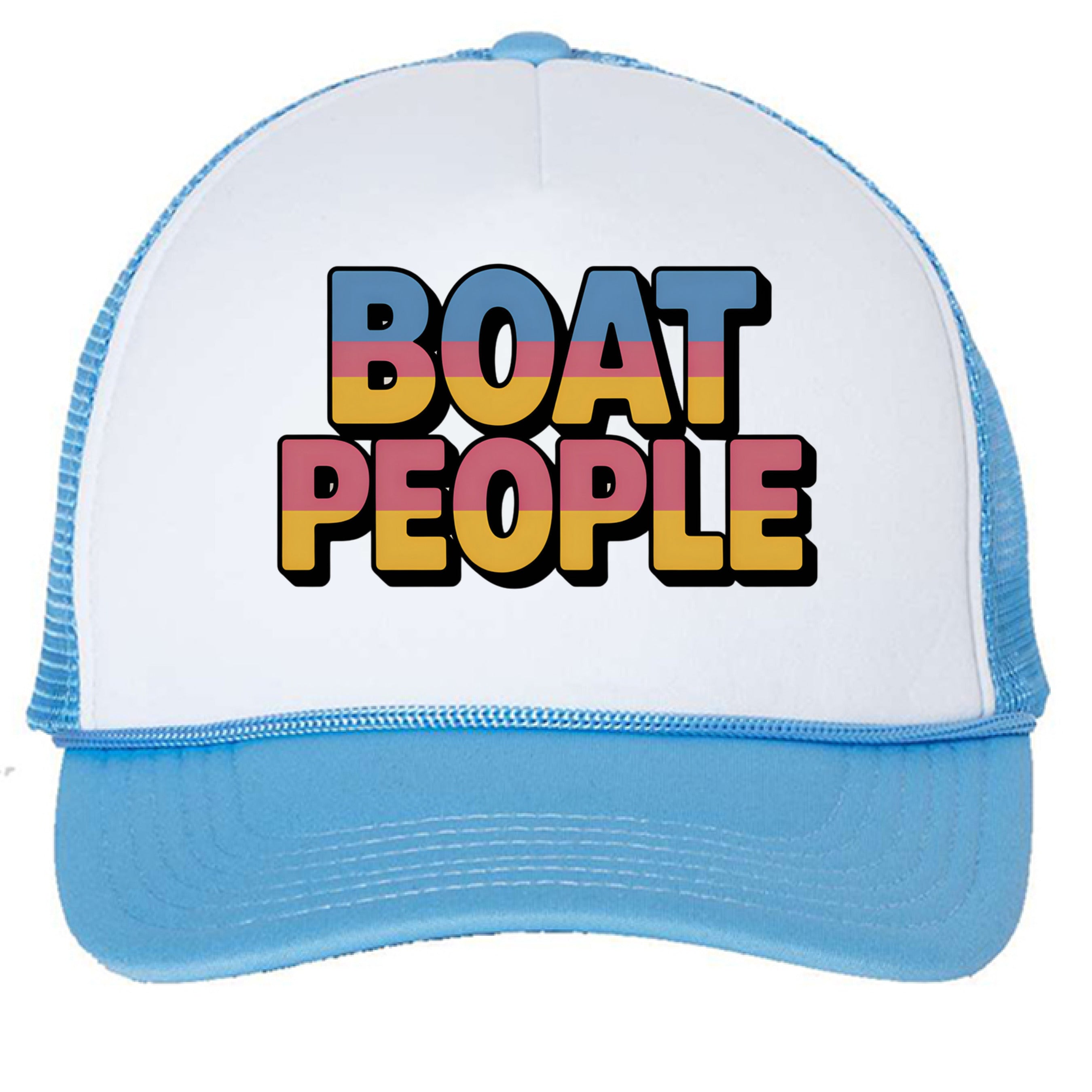 White/ Baby Blue - FRONT