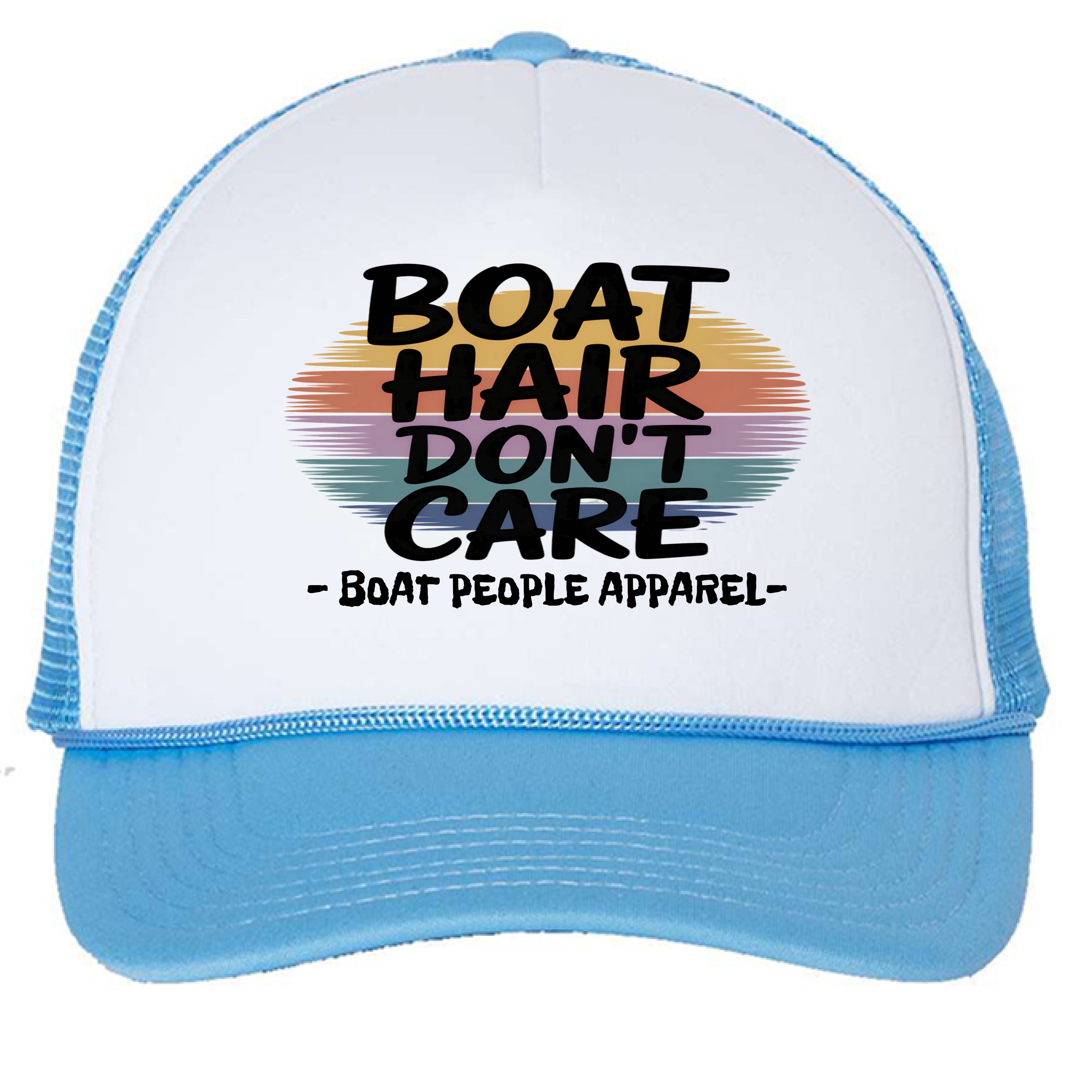 White/ Baby Blue - FRONT