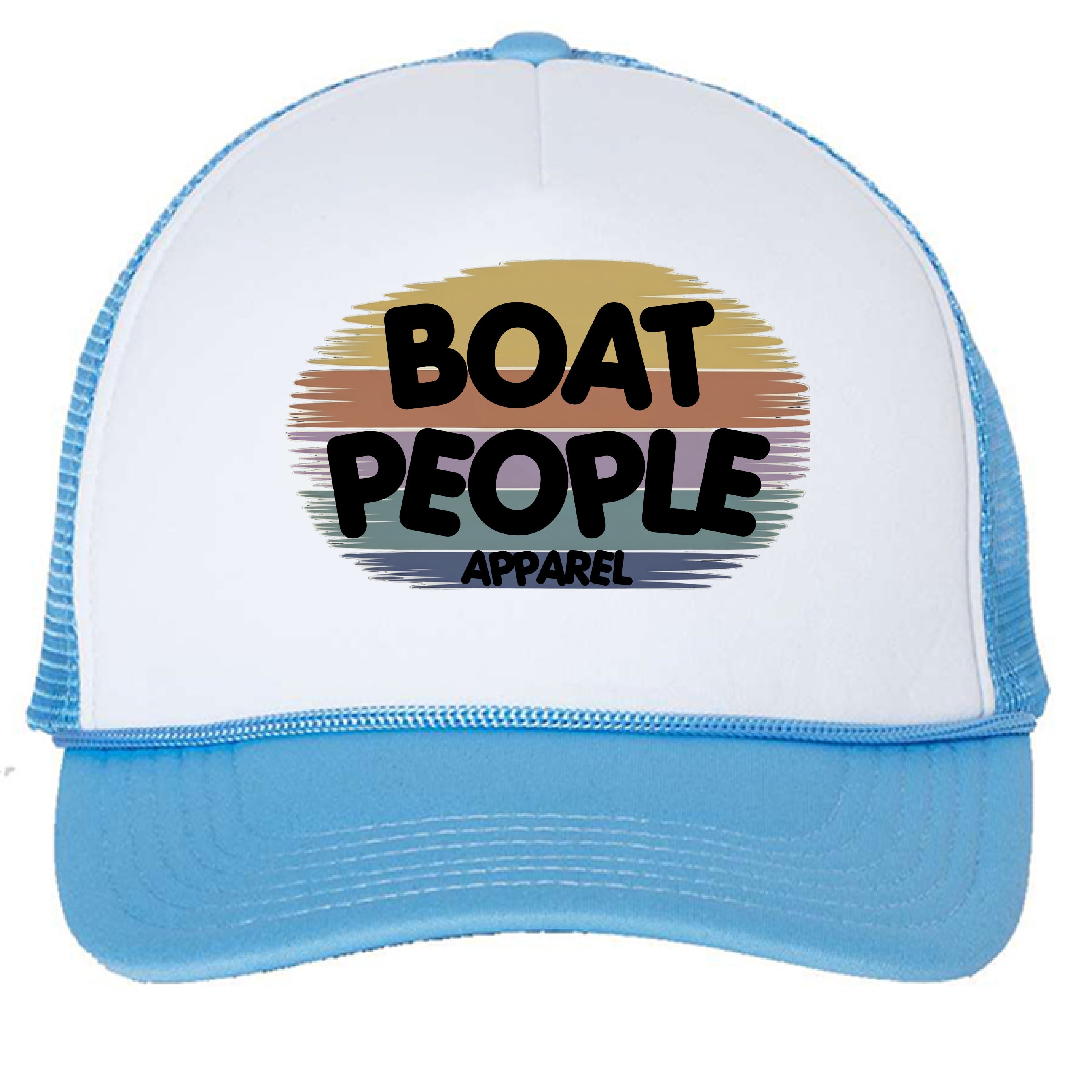 White/ Baby Blue - FRONT